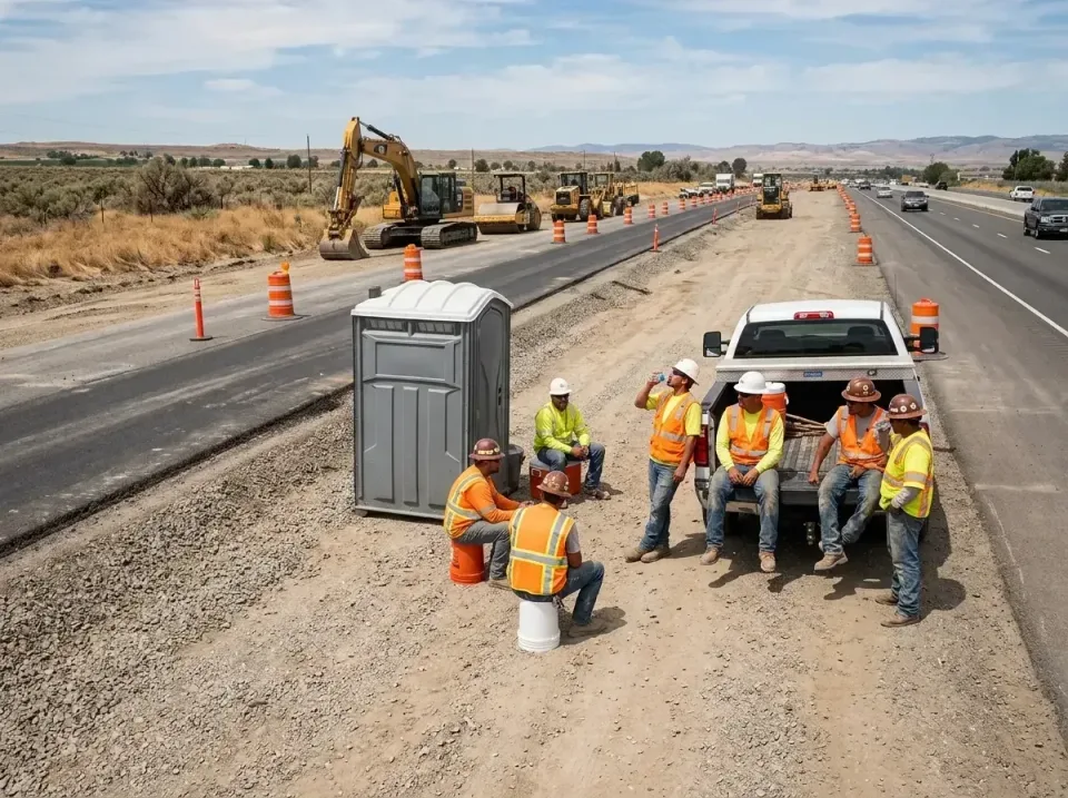 highway-road-construction-crew-007 — frequently asked questions, Porta Potty and Restroom Rentals in West Branch, IA